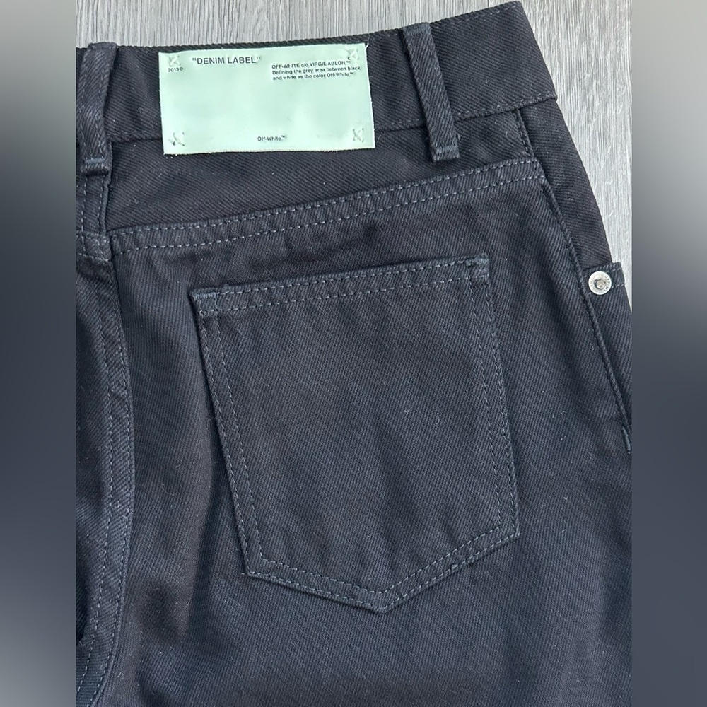 OFF-WHITE - NWT women’s black denim NWT (Authentic)